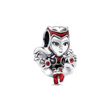 Sterling Silver Nugget Beads with Zircon for 3mm Charm Bracelets