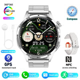 Reloj inteligente avanzado con GPS, monitorización de frecuencia cardíaca, NFC y múltiples modos deportivos