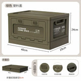 Portable Folding Camping Storage Box with Bench and Chopping Board