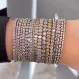 Elegant Cubic Zirconia Tennis Chain Bracelet for Women