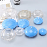 Multi Style Stripe Circular Acrylic Float Candle Mold DIY Round Geometry Candle Making Home Party Decor Candlelight Dinner Gift