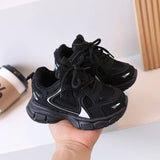 Kids Anti-Slip Sneakers – Unisex PU Leather Velcro Shoes for Ages 4–6