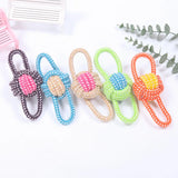 Cotton Rope Dog Chew Toy – Natural Dental Ball for Puppies & Small Dogs
