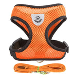Adjustable Reflective Cat Harness with Leash – Soft, Safe & Comfortable Pet Walking Set