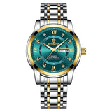 Men’s Stainless Steel Quartz Wristwatch with Waterproof Chronograph