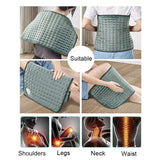Electric Heating Pad for Back Pain Relief – Large Moist & Dry Heat Therapy Mat with Adjustable Temperature & Auto Shut-Off