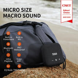 Tribit StormBox Micro 2 - IP67 Waterproof Bluetooth Speaker with 12H Playtime & Deep Bass
