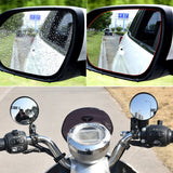 2 piezas de película impermeable para espejo retrovisor de coche: ¡conduzca con seguridad en cualquier clima!