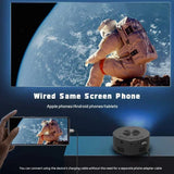 Portable HD Smart Projector - 1080P Support with Auto Focus & 100" Display