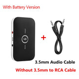 Bluetooth 5.0 Audio Transmitter & Receiver – 2-in-1 Wireless Adapter for Car, TV, PC, Headphones & More!