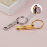 Collar de proyección personalizado: colgante con foto personalizado para parejas y seres queridos
