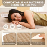 Automatic Inflatable PVC Air Mattress with Built-in Pump for Camping