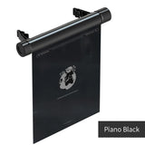Metal Roller Car Trash Can – Auto Organizer with Phone Holder & Storage Bag