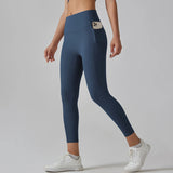 Seamless High-Waist Booty-Lifting Leggings for Women – Stretchy Nylon Tummy Control Pants