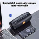 Portable Bluetooth Speaker with Subwoofer – Waterproof Outdoor Speaker with FM Radio & TF Card Support