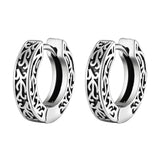 Men’s Stainless Steel Hoop Earrings – Hypoallergenic Small Silver Hoops