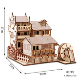 3D Wooden Puzzle RV Model Kit – DIY Educational Toy for Kids & Adults