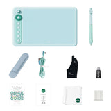 Compact Digital Drawing Tablet with 8192 Pressure Pen – Compatible with Windows, Mac, Android, and Chrome OS