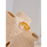 Anillo de sol minimalista de acero inoxidable: joyería elegante y resistente al agua para mujeres