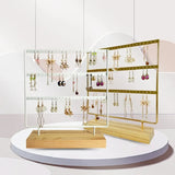 Vitrina metálica para joyas: almacenamiento elegante y seguro para anillos, collares y pulseras