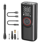 Portable 6000mAh Wireless Tire Inflator – Fast Car, Bike, and Motorcycle Air Pump
