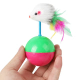Interactive Non-Tipping Cat Toy Set – Fun Teaser Mice for Cats and Dogs