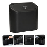 Compact Leakproof Car Trash Can with Lid – Keep Your Car Clean & Organized
