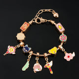 Pulsera con dije de varita mágica de Sakura Card Captor: brazalete con holograma que rastrea el estado de ánimo para mujeres, regalo de joyería de cosplay