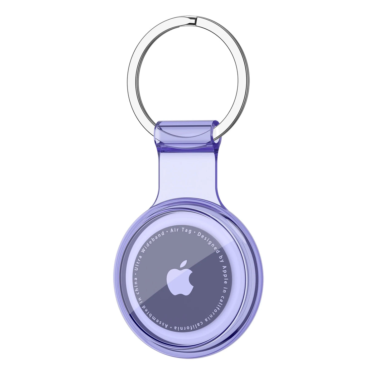 Waterproof TPU Case with Keychain for Apple AirTag – Pet Collar & Key Tracker Holder