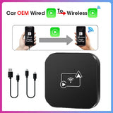 Wireless CarPlay & Android Auto Adapter - Universal Car Dongle for iPhone & Android