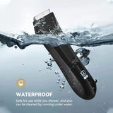 Professional Cordless Body Hair Trimmer for Men - 4-Guard Ceramic Blade Grooming Kit