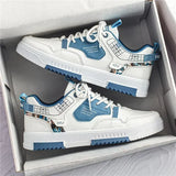 Men’s Casual Skate Sneakers – Breathable Waterproof Vulcanized Shoes for Everyday Comfort