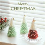 Christmas Tree Scented Candle – Festive Soy Wax Aromatherapy Candle for Holiday Décor & Gifts