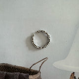 925 Sterling Silver Heart Ring – Minimalist Adjustable Wedding Band for Women