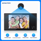 Awapow 3.5" Digital Door Peephole Viewer – 120° HD LCD Door Camera