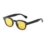 Vintage Shell Round Sunglasses – Retro Fashion Shades for Men & Women (UV400 Protection)