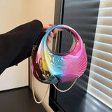 Chic Acrylic Shell Clutch Bag for Women – Stylish Handbag for Summer, Travel & Parties