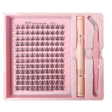 DIY Lash Extension Kit with 200 Natural Cluster Lashes
