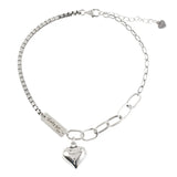 Elegant Sterling Silver Zircon Anklet for Women