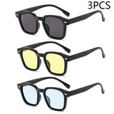 Unisex Rectangle Vintage Sunglasses – Retro Cat Eye Shades with UV400 Protection