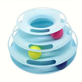 Durable Plastic Flying Disc Toy for Cats – Interactive Pet Playtime Toy