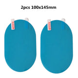 2/4/8 piezas de película para espejo retrovisor impermeable y antivaho: ¡manténgase seguro en climas lluviosos!