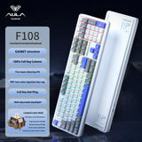 Wireless Mechanical Keyboard – Hot Swappable, RGB Backlit, Ergonomic Full-Size Gaming Keyboard