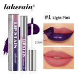 Long-Lasting Waterproof Lip Stain Gloss – Smudge-Free, Non-Transfer Color