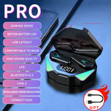 2024 TWS Gaming Earbuds - 65ms Low Latency Bluetooth Earbuds with Mic for Mobile & PC Gaming