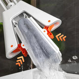 Multifunctional Squeeze Mop with Self-Draining Sponge for Easy Floor Cleaning
