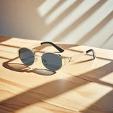 Trendy Oval Sunglasses – UV400 Protection for Women’s Fashion & Outdoor Wear