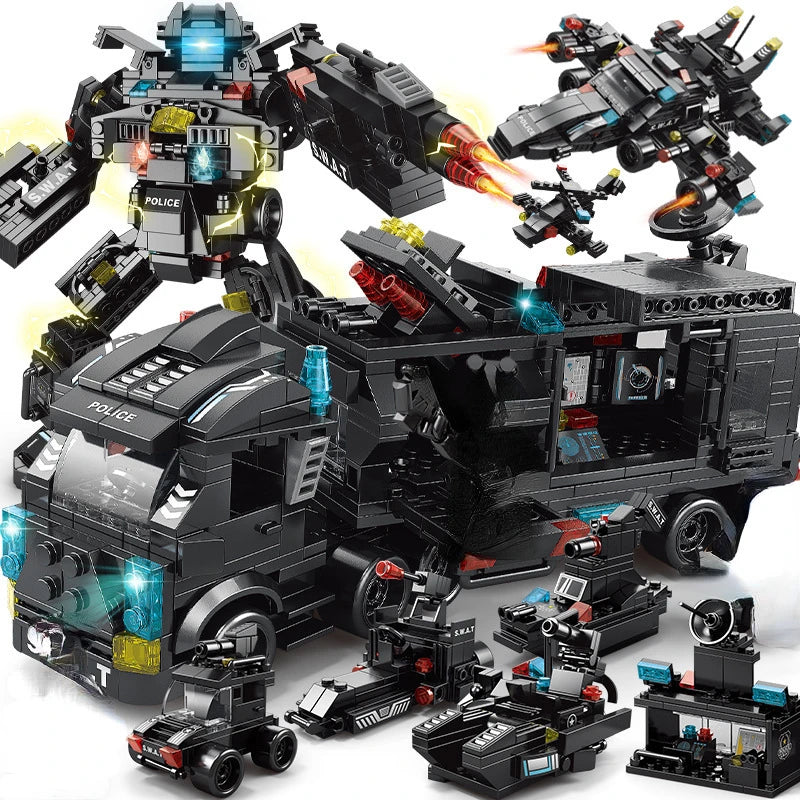 Small ABS Plastic Building Blocks Compatible with LEGO – Durable DIY Construction Bricks
