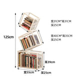 Estantería giratoria para libros, estantería para revistas, organizador de estanterías, estanterías estéticas para niños, estanterías, muebles de almacenamiento