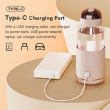 Calentador de biberones eléctrico portátil: recargable por USB y con calefacción inalámbrica